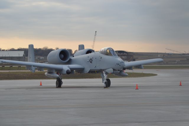 Fairchild-Republic Thunderbolt 2 (N76704) - A-10 Thunderbolt II sitting on the tarmac in KFSD