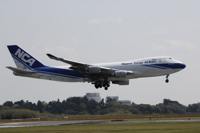 Boeing 747-400 (JA08KZ) - Approach to Narita Intl Airport Rwy16R on 2013/05/06