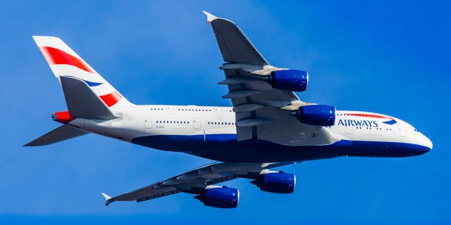 Airbus A380-800 (G-XLEJ) - British Airways A380-800 on approach to DFW on 12/28/22. Taken with a Canon R7 and Tamron 150-600 G2 lens.