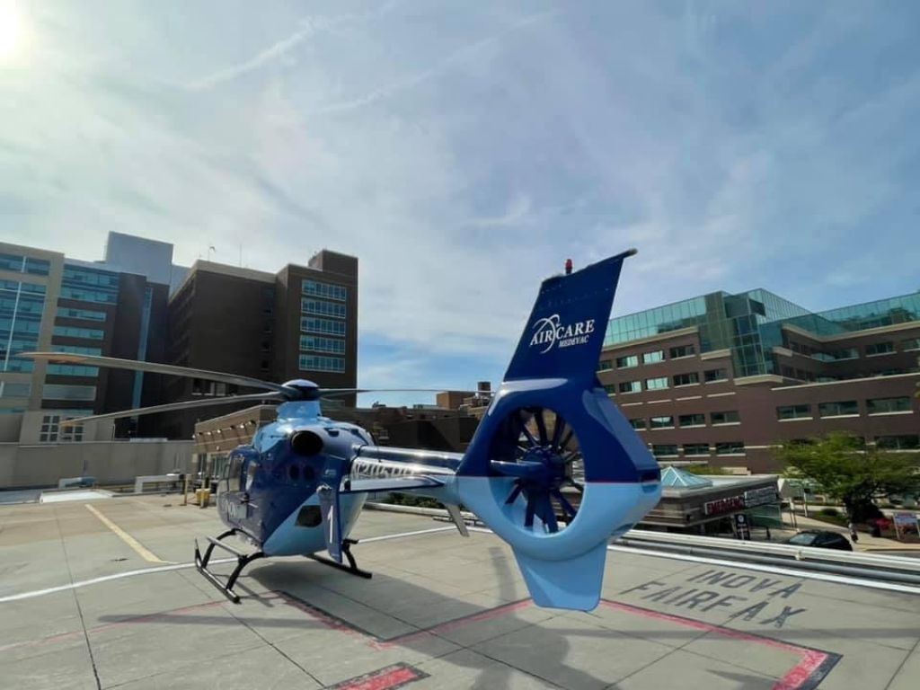 N305PH — - New livery on AirCare 1 at Fairfax Hospital -Credit AirCare