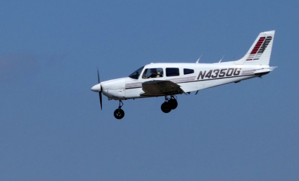 Piper Cherokee (N4350Q) - On final is this 1984 Piper Cherokee PA-28-181 in the Spring of 2019.