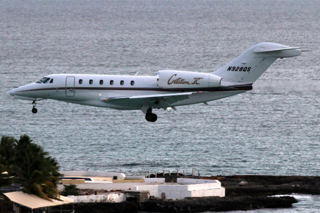 Cessna Citation X (N928QS) - From the Sonesta Hotel