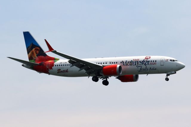 Boeing 737 MAX 8 (9M-LRK) - "Visit Malaysia Truly Asia 2026" livery