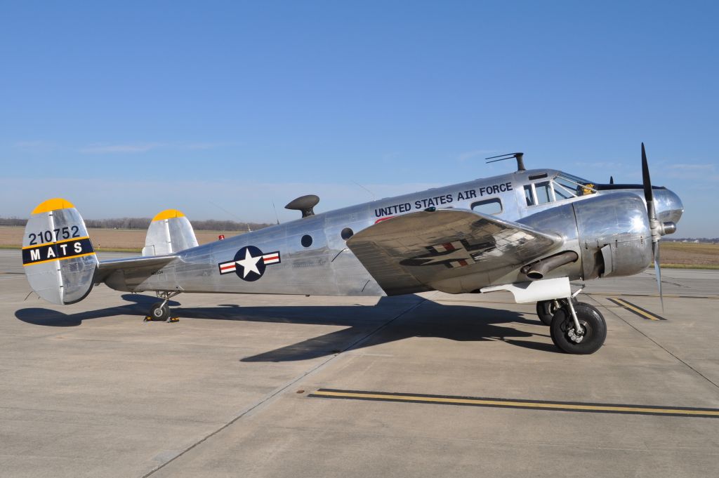 N8504 — - On the ramp at Columbus Municipal Airport on Veterans Day, Nov. 11, 2023.