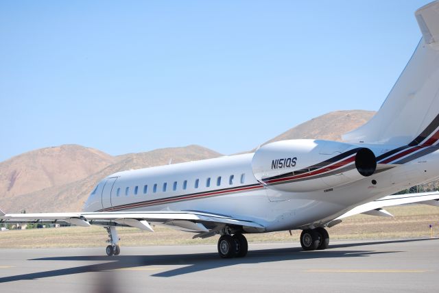 Bombardier Global Express (N151QS) - Shot taken at the Friedman Memorial Airport in Hailey Idaho