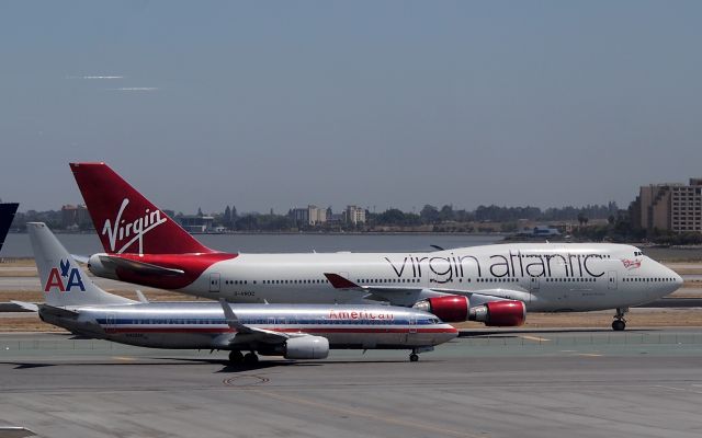 Boeing 747-400 (G-VROC) - Also N933AN (AAL B738).