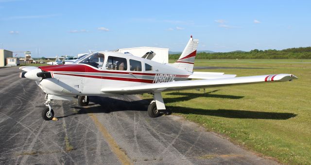 Piper Cherokee (N9817K) - A 1977 model (serial number 28R-7837040) Piper PA-28R-201 Arrow at Boswell Field, Talladega Municipal Airport, AL during the 2022 NASCAR GEICO 500 Race Weekend at Talladega Superspeedway - April 23, 2022.