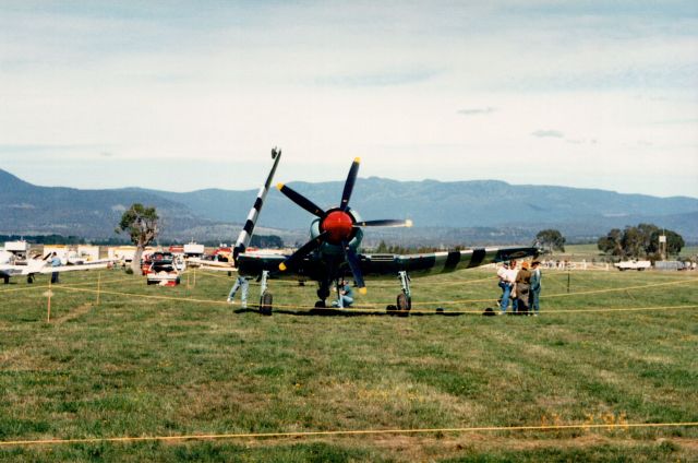 — — - Sea Fury at Valleyfield.