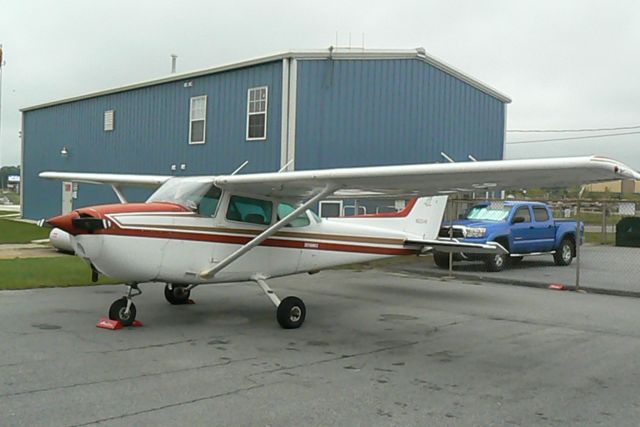 Cessna Skyhawk (N5254K) - Our Flight Trainer Parked In Front Of  Skyline Columbus.