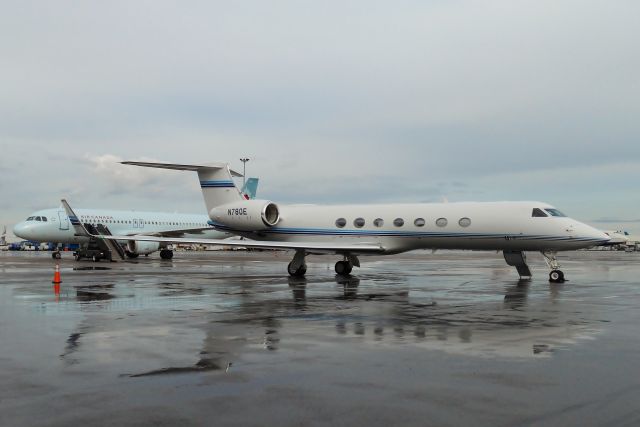 Gulfstream Aerospace Gulfstream V (N780E) - notice the refection and awesome winglets ?  ! :)