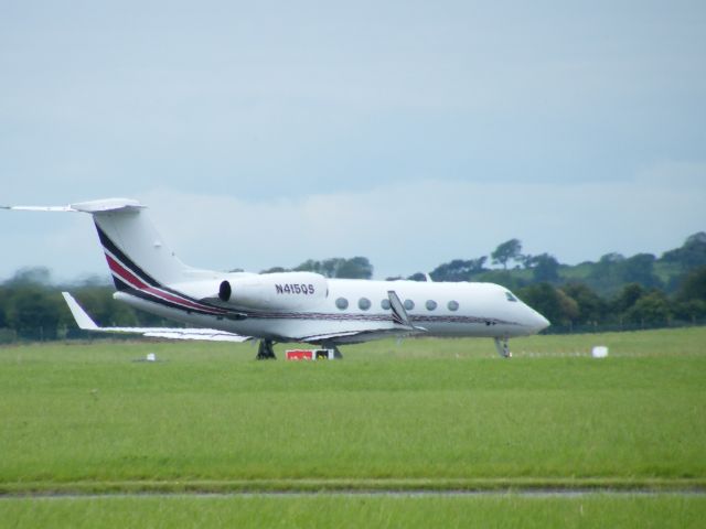 Gulfstream Aerospace Gulfstream IV (N415QS) - N415QS G4Q DEP EINN TO KTEB ON 22-08-2011
