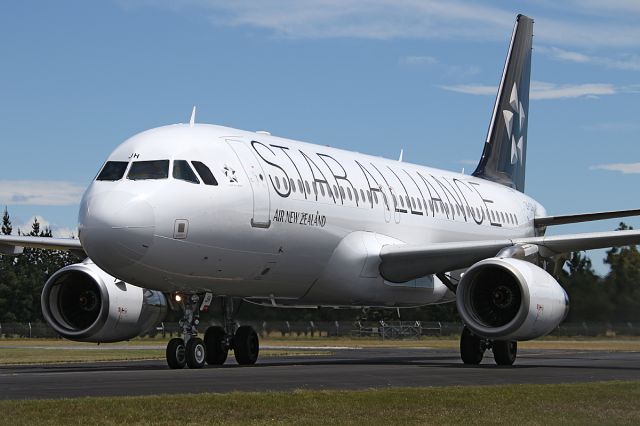 Airbus A320 (ZK-OJH) - on 27 November 2016