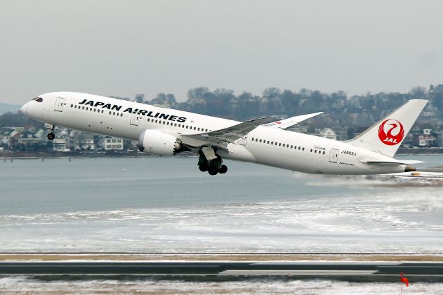 Boeing 787-8 (JA863J) - Japan Air 7 lifting off of 33L