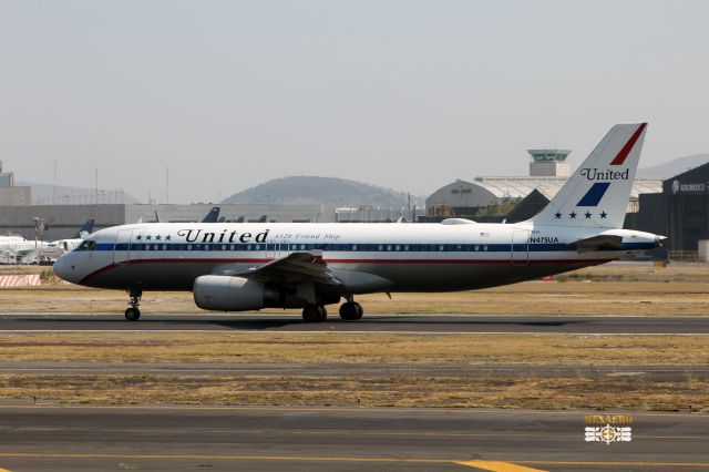 Airbus A320 (N475UA) - United / Airbus A320-232 / MSN 1495 / N475UA (Retro livery) / MMMX 02/2023