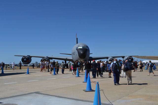 — — - USAF KC-135 based off a 707 at the Australian International Airshow.