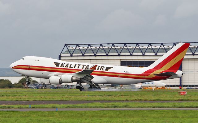 Boeing 747-400 (N402KZ) - kalitta air b747-481f n402kz landing at shannon 7/10/18.