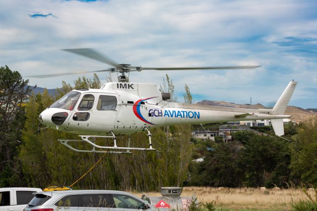 Eurocopter AS-350 AStar (ZK-IMK) - Christchurch, NZ on fire fighting duties.