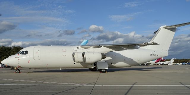 British Aerospace BAe-146-300 (VH-SQR) - After a long delay this Australian BAe146-300QT is finally heading down under in a few days after Corona related delays that impacted the 9 stop journey