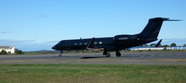 Gulfstream Aerospace Gulfstream V (N60PA) - Catching some tarmac time is this 1998 Gulfstream Aerospace G-V in the Autumn of 2023.