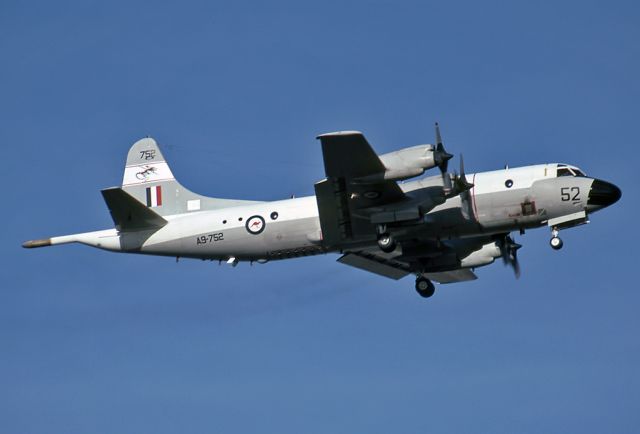 A9752 — - AUSTRALIA - AIR FORCE - LOCKHEED P-3C ORION - REG A9-752 / 52 (CN 285D-5658) - EDINBURGH RAAF BASE ADELAIDE SA. AUSTRALIA - YPED (4/6/1984)