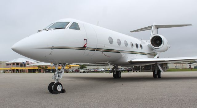 Gulfstream Aerospace Gulfstream IV (N1LW) - A Gulfstream Aerospace G-IV on the ramp under overcast at Jack Edwards National Airport, Gulf Shores, AL - March 27, 2018. Uploaded with the permission of the owner / operator.