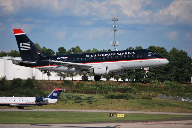 Embraer 170/175 (N807MD) - Arriving runway 18C - 9/27/09