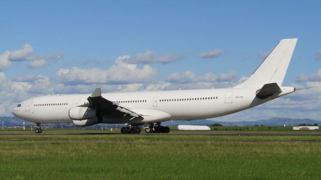 Airbus A340-300 (9H-FOX) - 9H-FOX taxiing out in early 2018 as an initial solution to Air New Zealand's 787 woes.