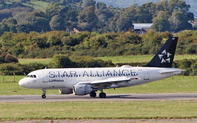 Airbus A319 (D-AILF) - lufthansa star alliance a319 d-ailf landing at shannon 25/8/18.