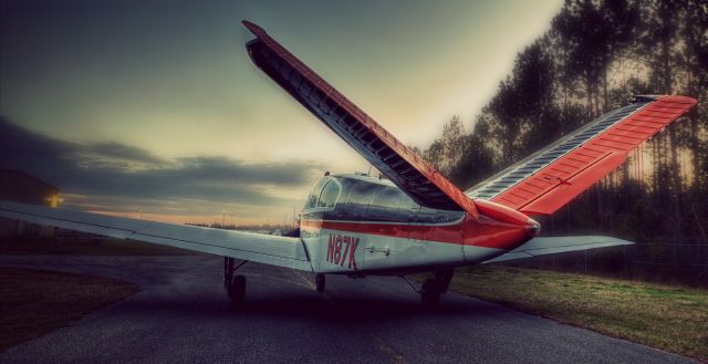 Beechcraft 35 Bonanza (N87K) - My neighbors plane