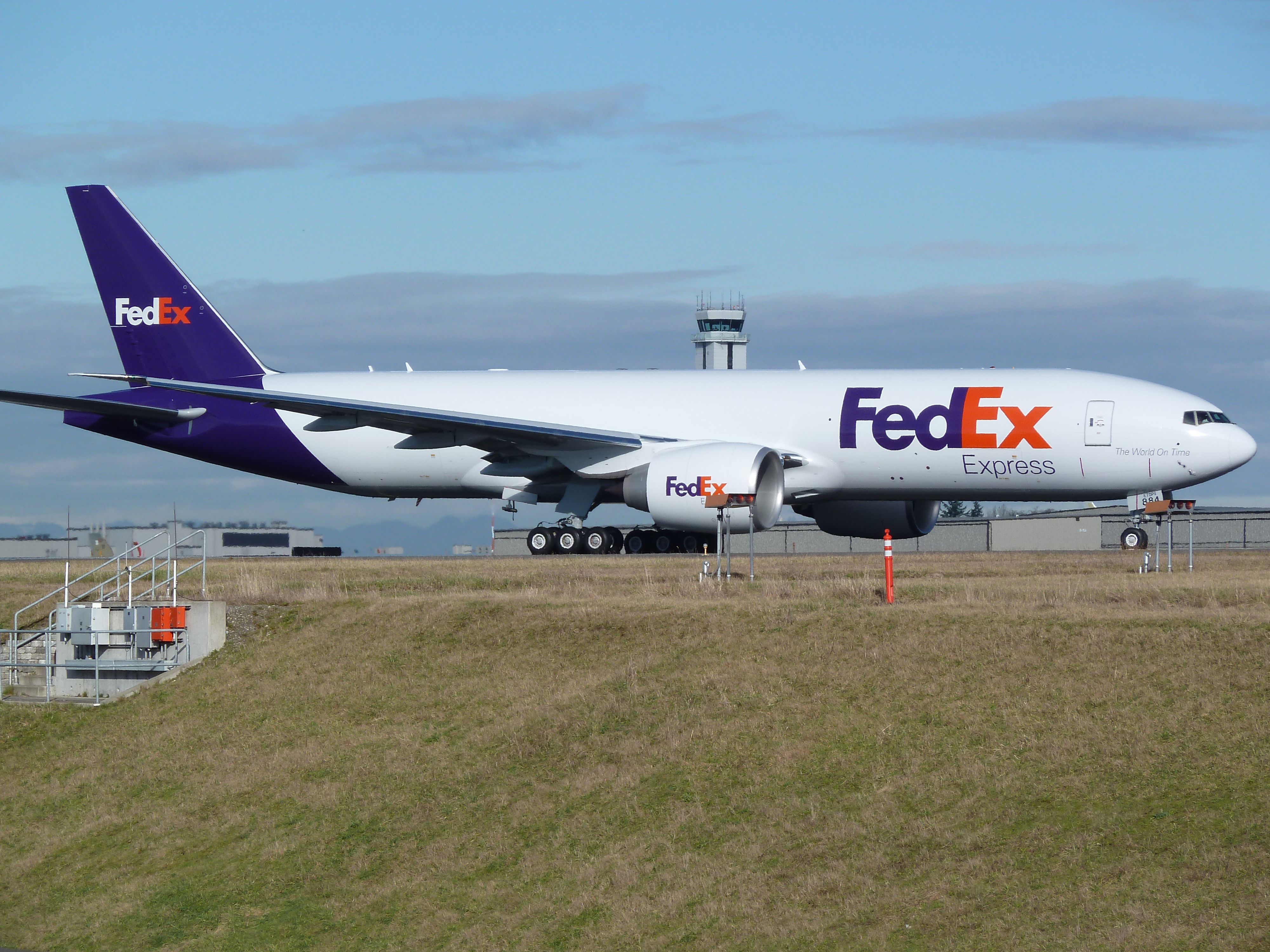 N884FD — - 2-2-2010 Paine Field FedEx Express (testing) Boeing 777-FS2 N884FD cn37137 taxing for take-off at Paine Field, Everett, Washington  ||||  Photo by Bruce McKinnon