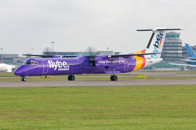 de Havilland Dash 8-400 (G-JEDM) - BEE291 departing to Edinburghbr /br /EOS6D, 70-300 f4-5.6L, 1/80, f11, ISO100