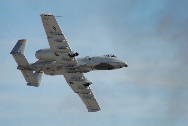 Fairchild-Republic Thunderbolt 2 — - An A-10 during a CAS demo at Aviation Nation 2017.