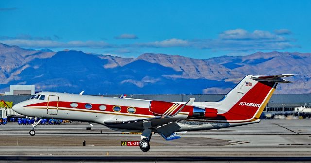 Gulfstream American Gulfstream 2 (N748MN) - N748MN 1977 GRUMMAN AMERICAN AVN.  G-1159 Gulfstream II s/n 215 - Las Vegas - McCarran International Airport (LAS / KLAS)br /USA - Nevada December 2, 2016br /Photo: Tomás Del Coro