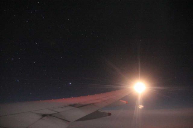 Boeing 777-200 (9V-SVO) - Picture of the sky from the plane somewhere over India .