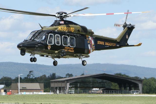 BELL-AGUSTA AB-139 (N389MD) - September 14, 2023 - back to the base from Baltimore 