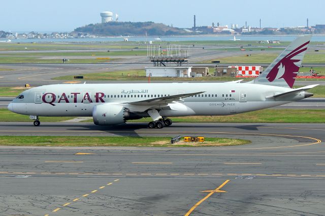 A7-BCL — - QR 743 from Doha taxiing by on Bravo