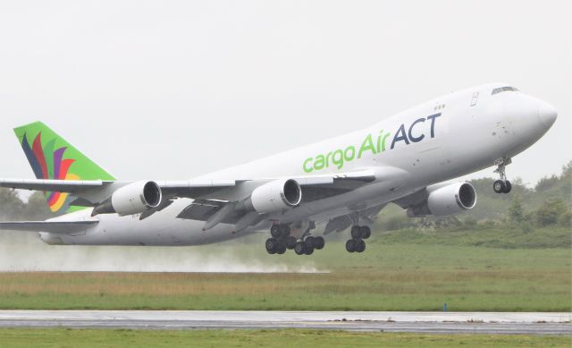 Boeing 747-400 (TC-ACM) - AirAct cargo b747-428f(er) tc-acm dep shannon 27/5/21.