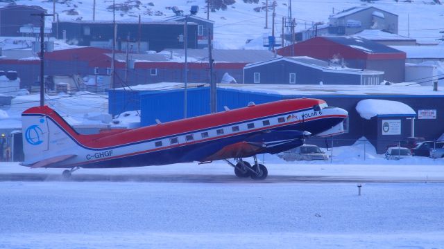 Douglas DC-3 (turbine) (C-GHGF) - The Polar 6, a Basler BT-67, DC3, owned by Kenn Borek Air, operated by the Alfred Wegener Institute, for polar/arctic studies.