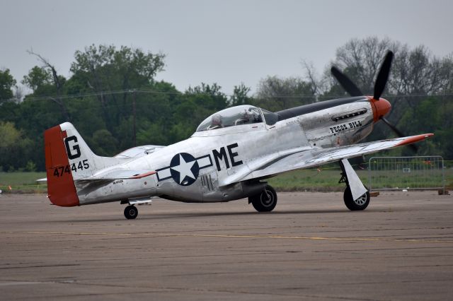 N4132A — - 44-74445 Pecos Bill taxiing out to depart the Heart of Texas Airshow in Waco.