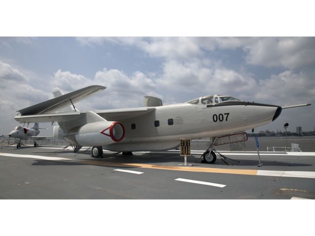 Bell 429 GlobalRanger (NAVY) - Grumman Tracker seen on the aircraft carrier Yorktown, CV-10 at Charleston SC today.