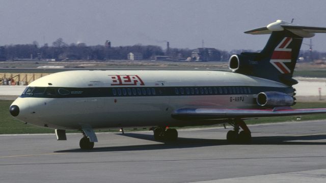 G-ARPJ — - Trident 1C in April 1969 at Düsseldorf (EDDL)