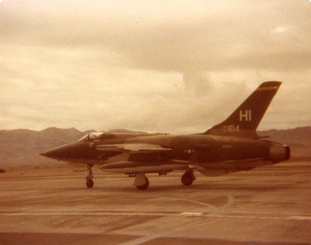 — — - F105 at Nellis AFB NV> 1979