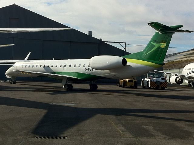 Embraer ERJ-145 (G-EMBY) - Just repainted at Bournemouth