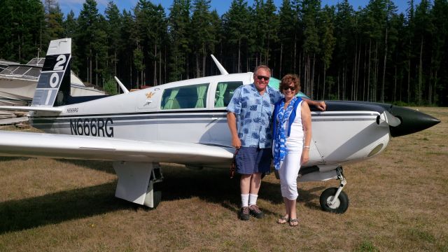 Mooney M-20 (N666RG) - Ready to launch the Zephyr from Whidbey Island Airpark