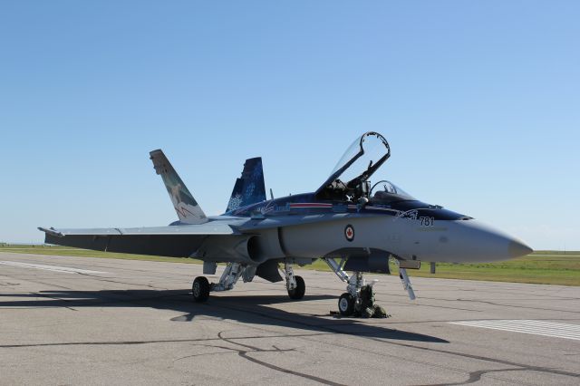 N781 — - 2012 Demo CF-18 at Alberta International Airshow.