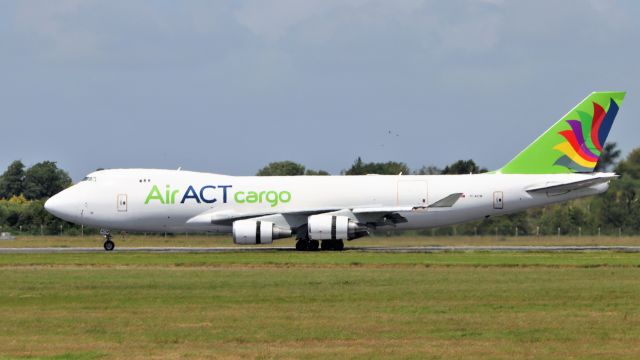 Boeing 747-400 (TC-ACM) - airact cargo b747-428f(er) tc-acm landing at shannon from istanbul 21/6/20.