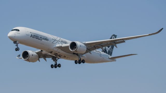 Airbus A350-900 (F-WWYB) - Airbus Industrie showing off the new A350-XWB in Johannesburg, South Africa. 