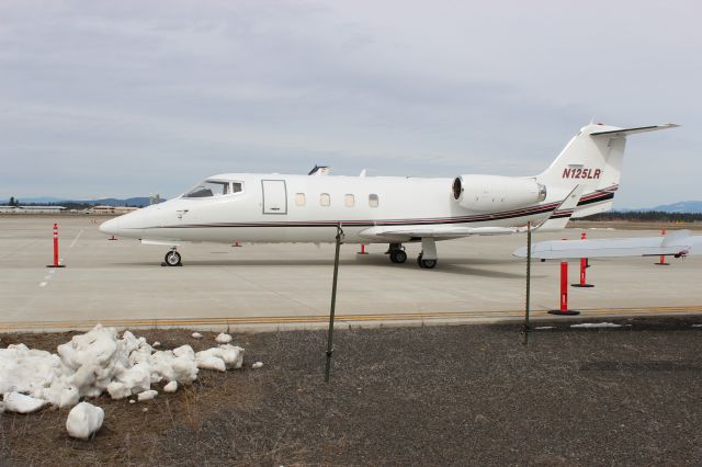 Learjet 55 (N125LR) - Parked at the XN Air Termimal