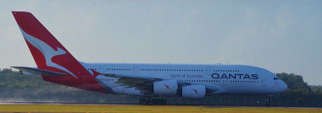 Airbus A380-800 (VH-OQK) - Recent diversion into Brisbane