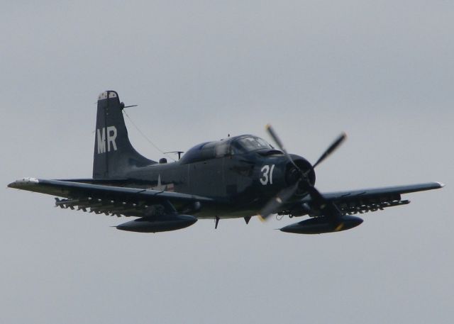 Douglas AD Skyraider (N62466) - At Barksdale Air Force Base.